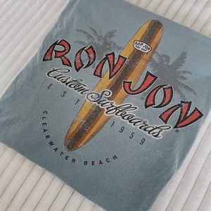 Dusty blue Ron Jon Tee